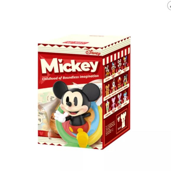 BNWT - POP MART DISNEY MICKEY CHILDHOOD OF BOUNDLESS IMAGINATION - SEALED - Picture 1 of 6